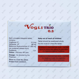 Vogli Trio 0.3mg Tablets 10's