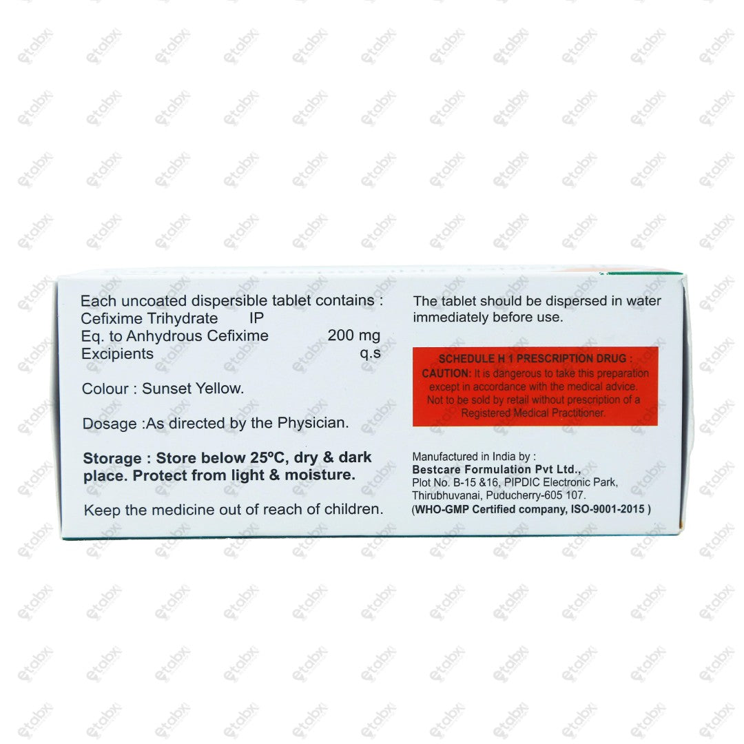 SPORIX 200 DT Tablets (10's)