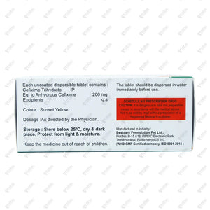 SPORIX 200 DT Tablets (10's)