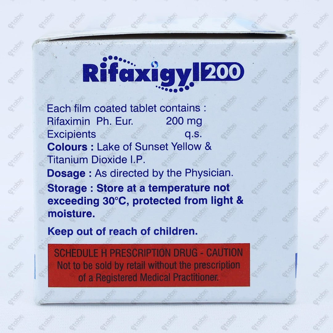 RIFAXIGYL 200mg Tablet 10's