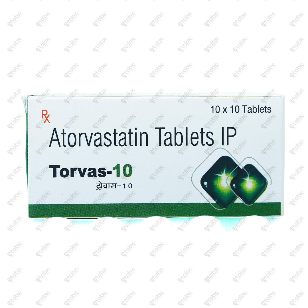 Torvas 10mg Tablet 10's