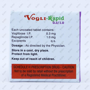 Vogli Rapid 0.3/1 Tablets 10'S
