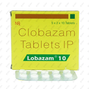 Lobazam 10 Tablet 10's