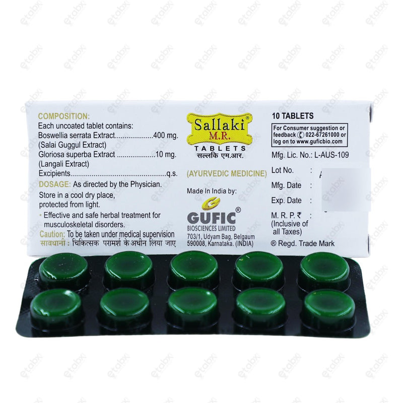 Sallaki MR 10 mg 10 Tablets