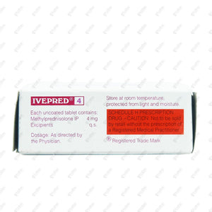 IVEPRED 4 Tablet 10's
