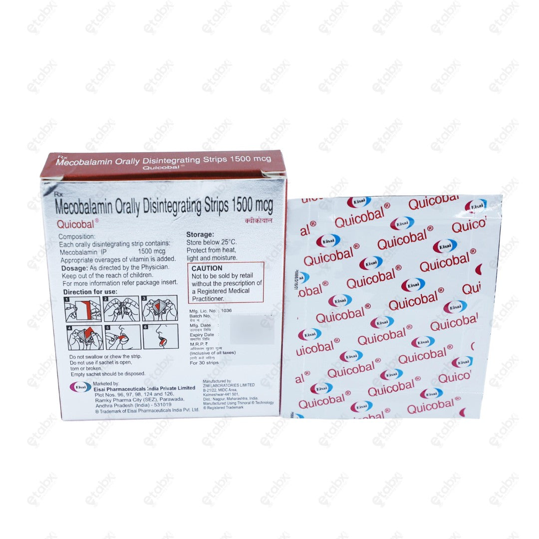 Quicobal 1500mcg Tablet 30's