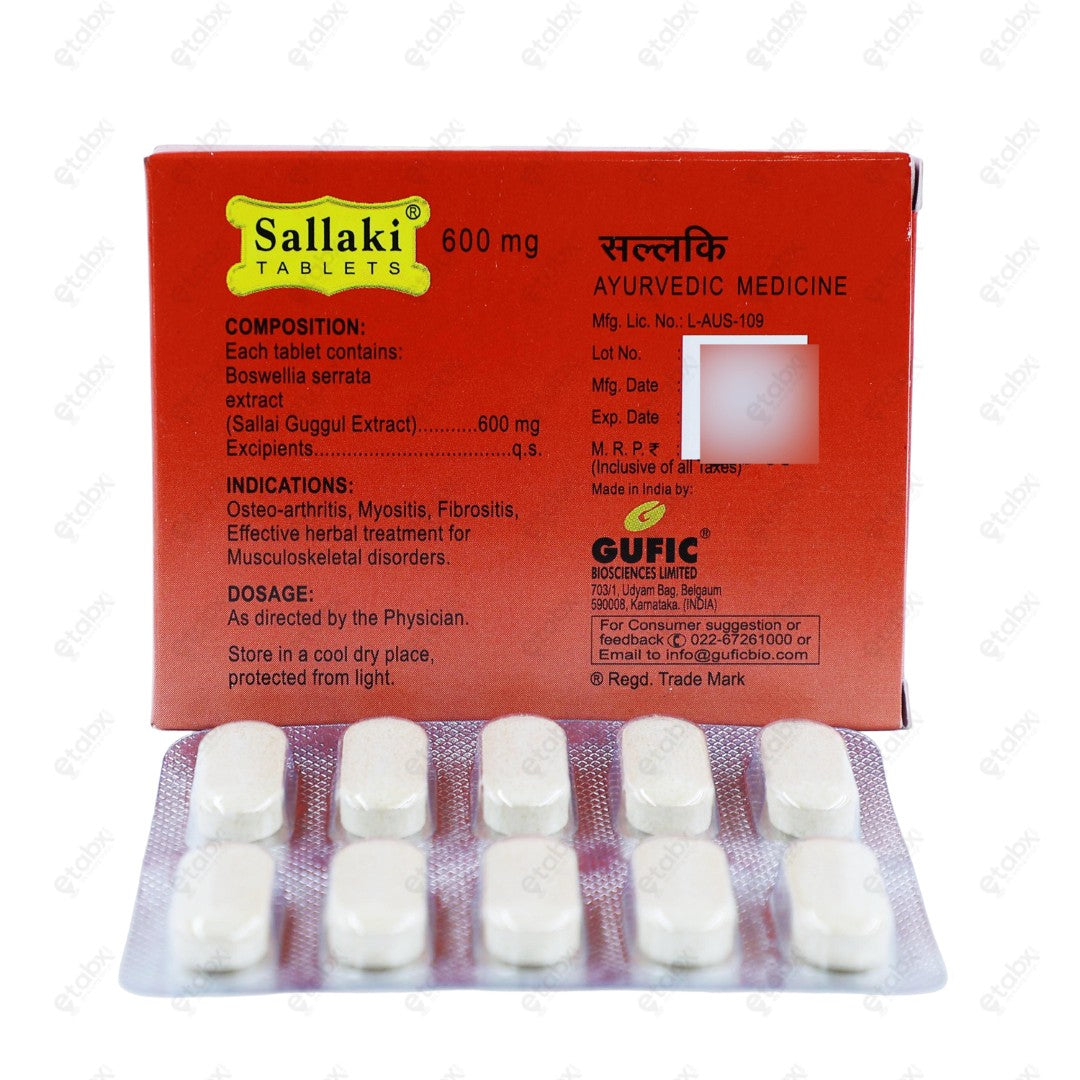 Sallaki 600mg Tablets 10's