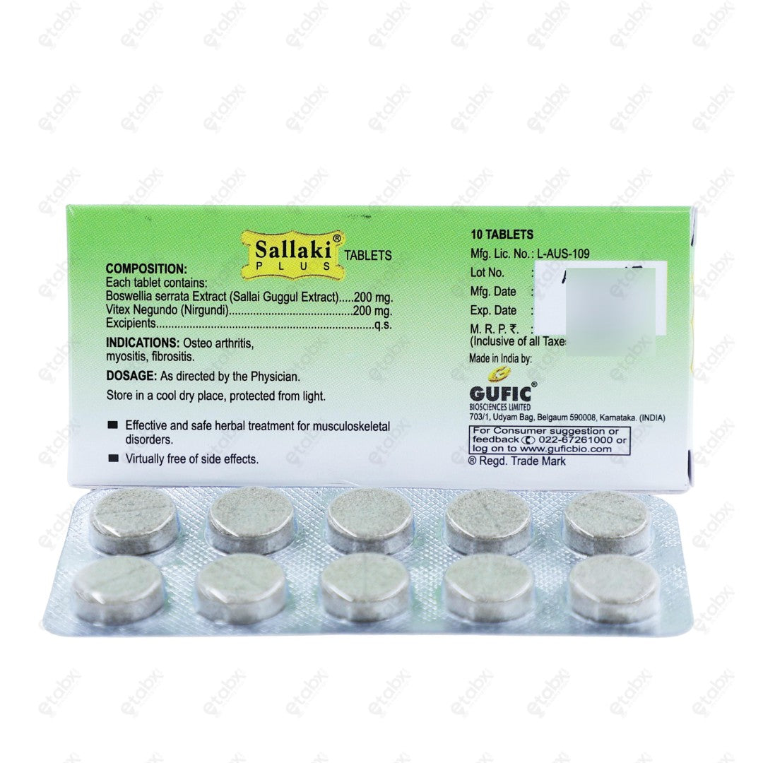 Sallaki Plus Tablet 10's
