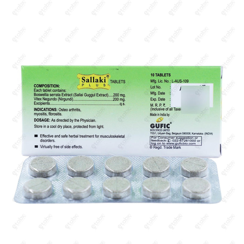Sallaki Plus Tablet 10's
