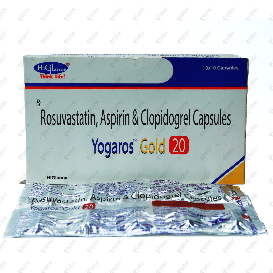 YOGAROS GOLD 20mg Tablets (10's)