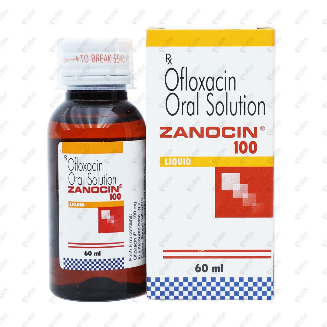 Zanocin 100mg Syrup 60ml