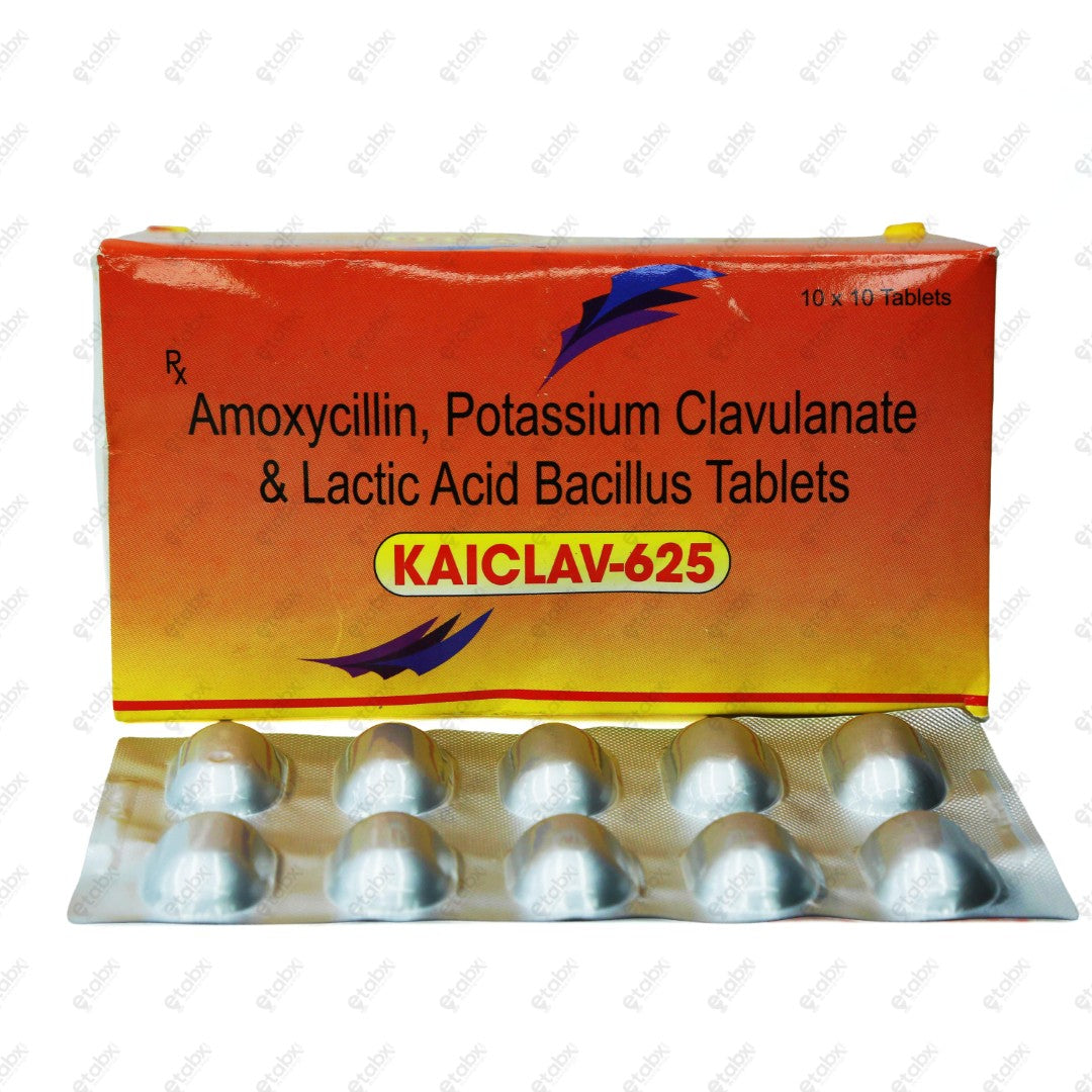 KAICLAV 625 Tablets 10'S