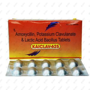 KAICLAV 625 Tablets 10'S