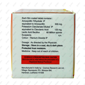 KAICLAV 625 Tablets 10'S