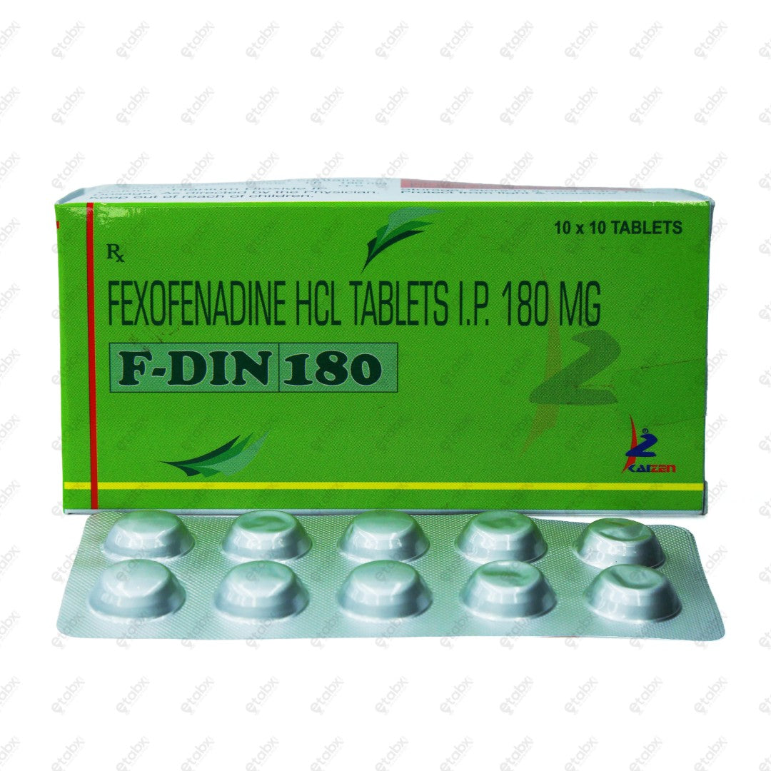 F DIN 180 Tablet 10's
