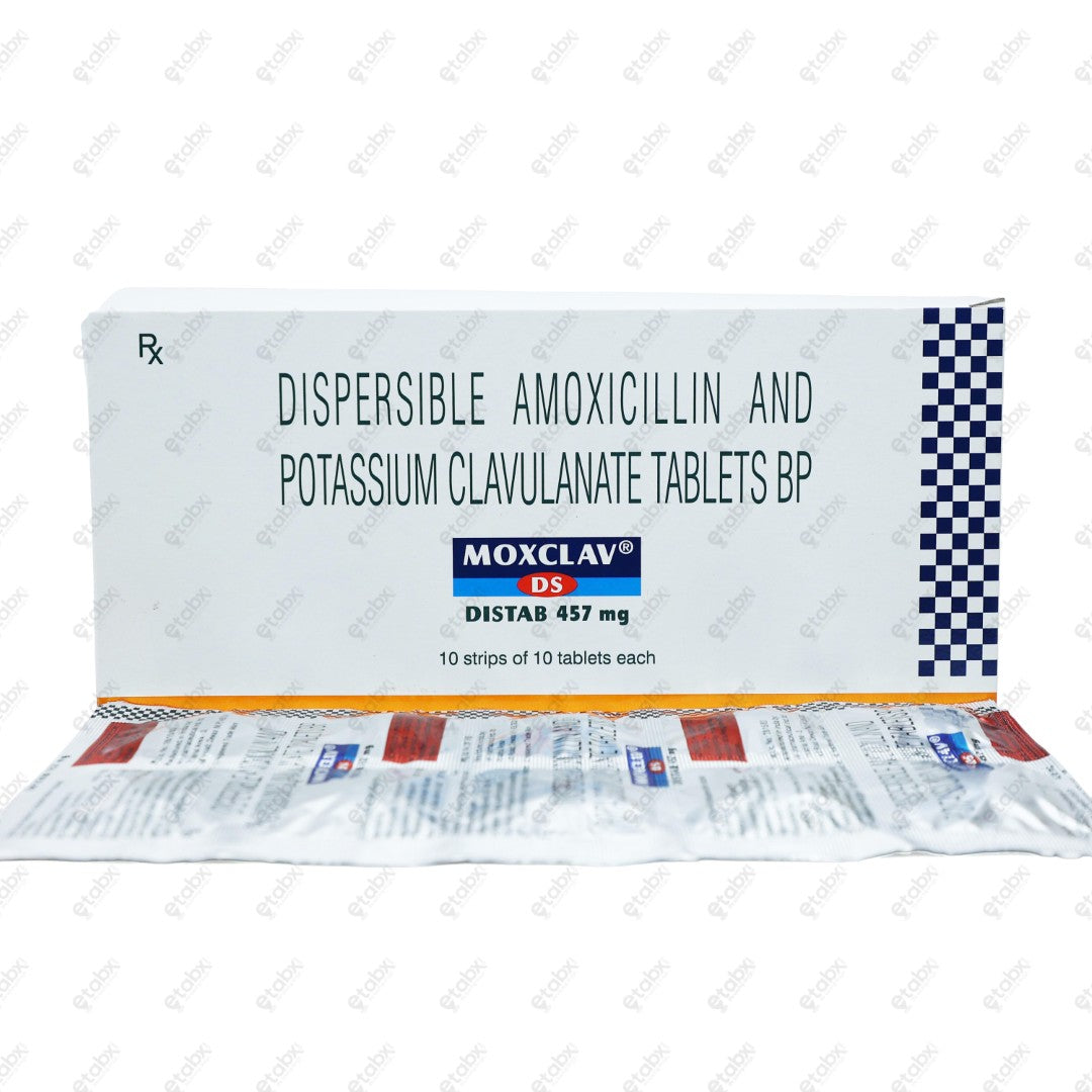 Moxclav DS Distab 457mg Tablet 10's