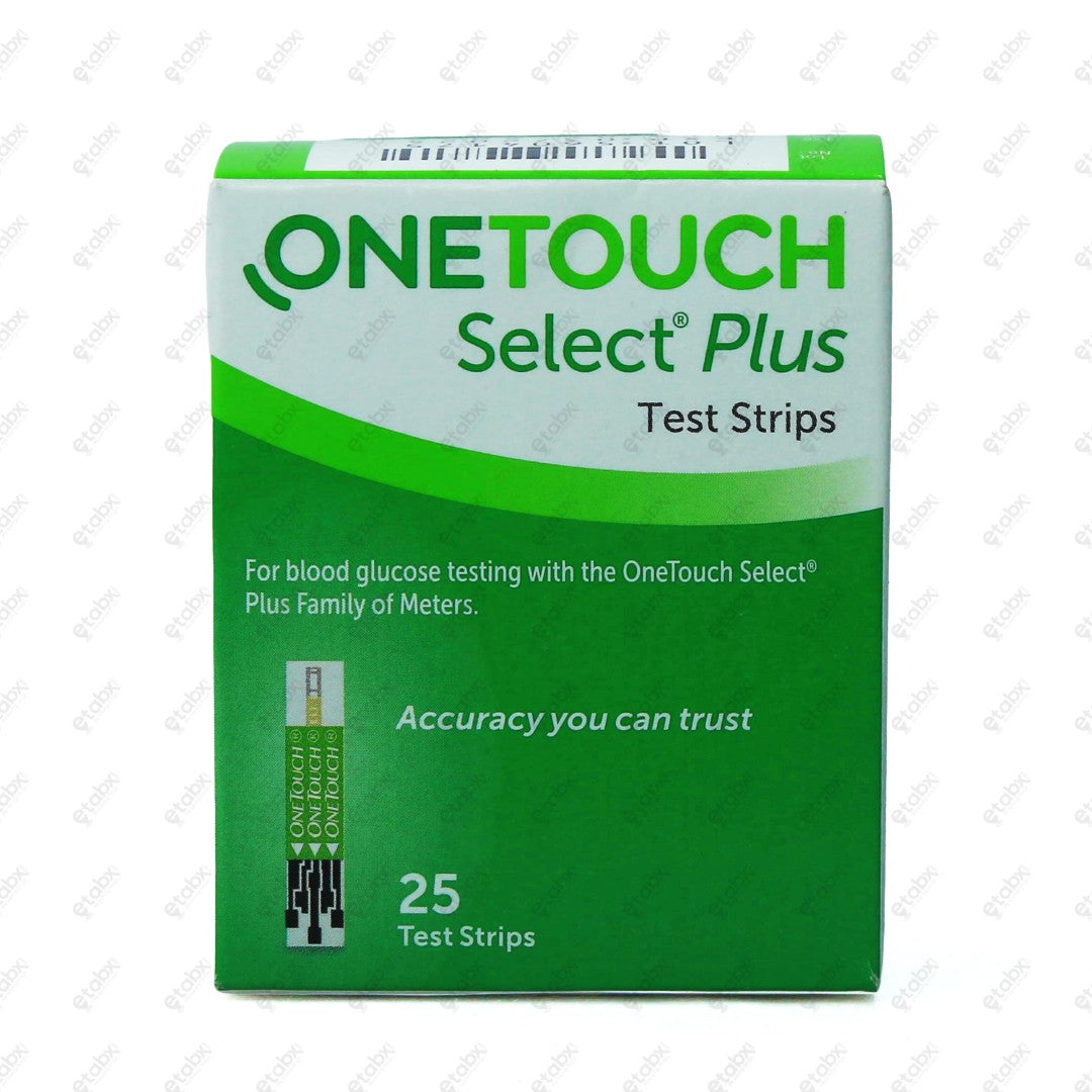 One Touch Select Plus Strips 25 Strips