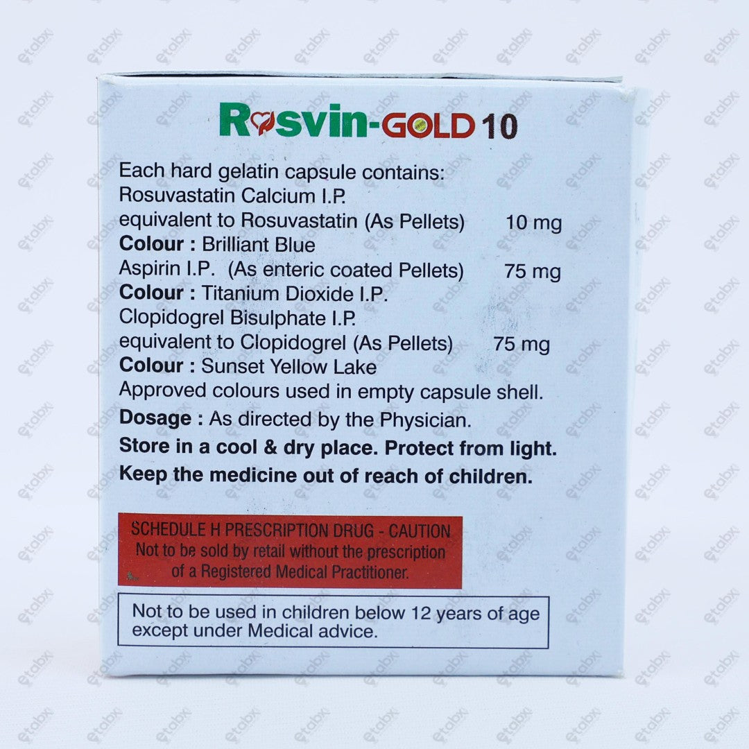 Rosvin Gold 10mg Capsules 10'S