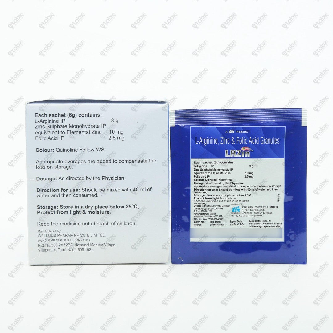LRZIN Sachet 6gm 1's