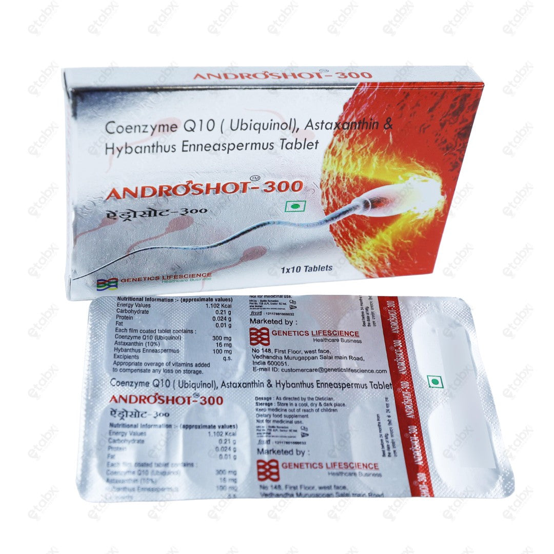 Androshot 300mg Tablet 10s