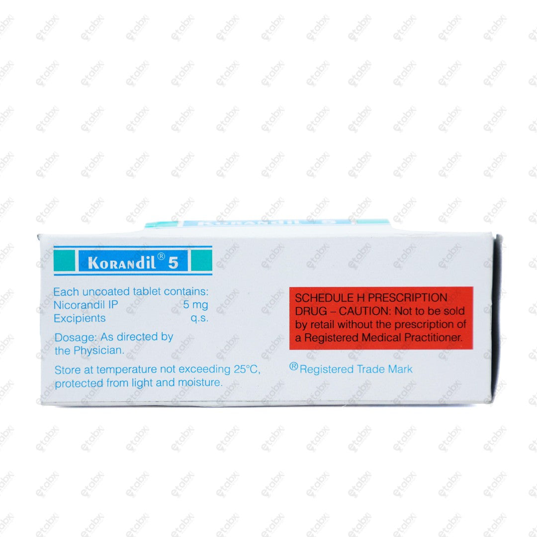 Korandil 5 Tablet 10's