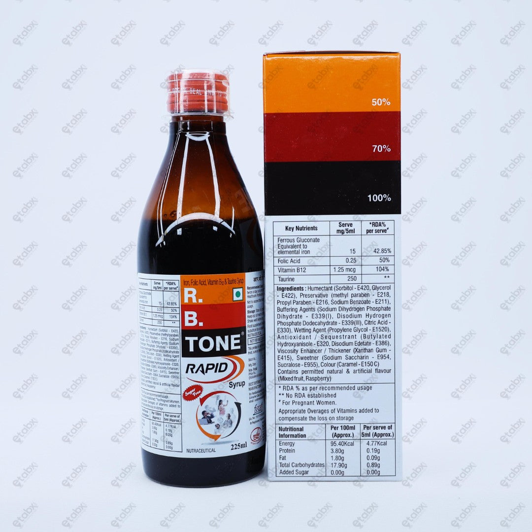RB Tone Rapid Syrup 225ml