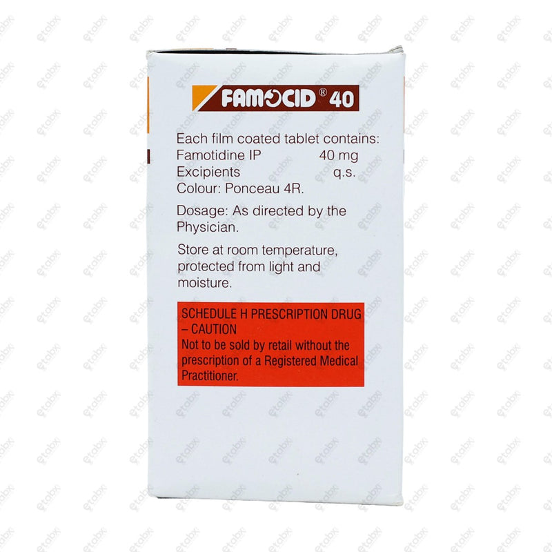 Famocid 40mg Tablet 14's