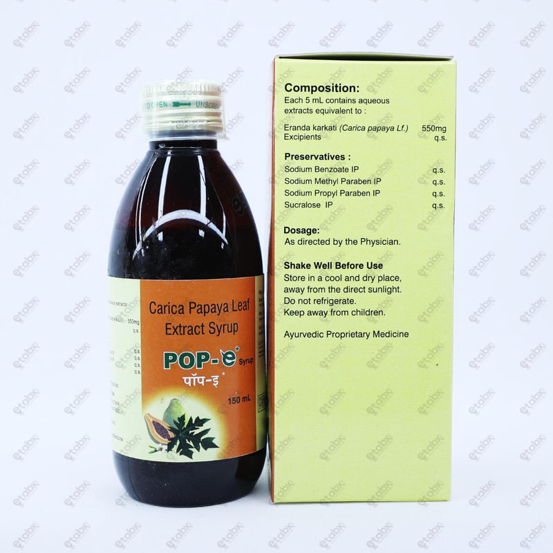 POP E Syrup 150ml
