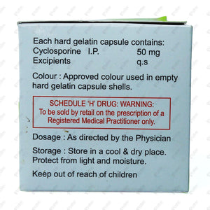 C Psorin 50MG Capsule 10's