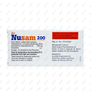 Nusam 200mg Tablet 10's
