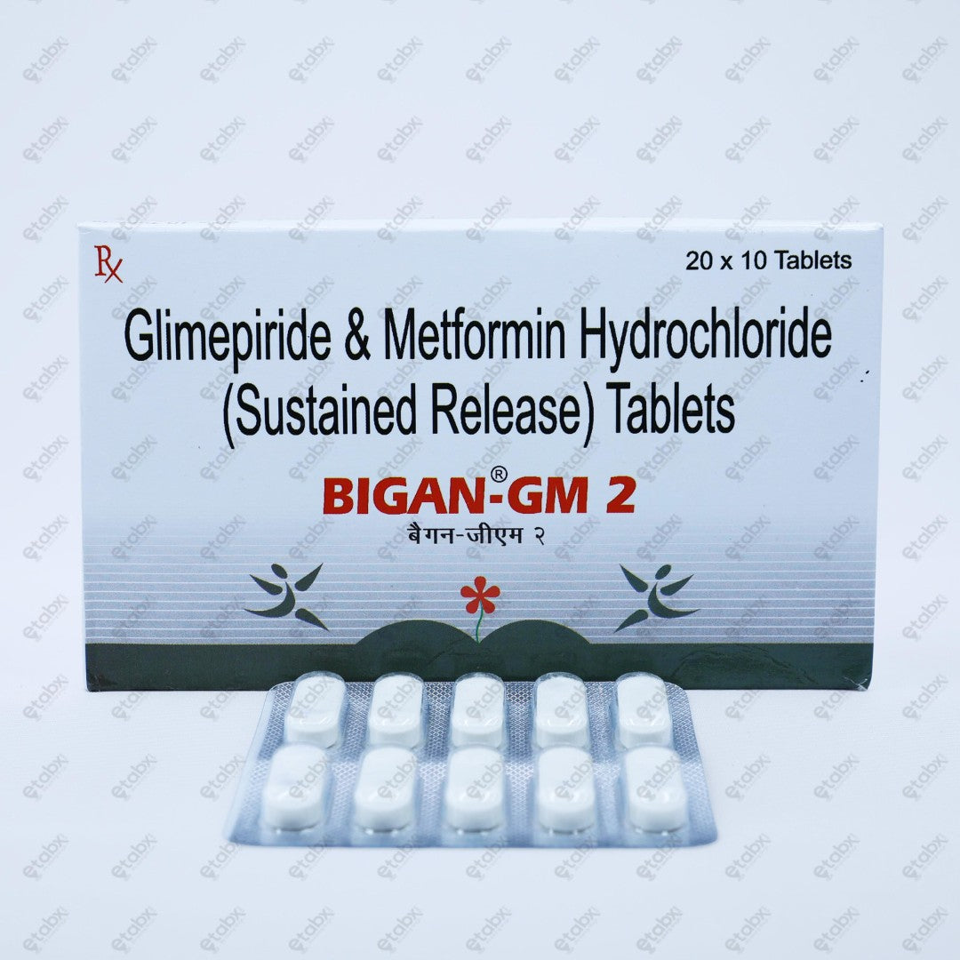 Bigan GM 2mg Tablet 10's