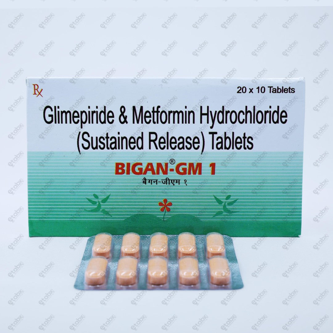 Bigan GM 1mg Tablet 10's