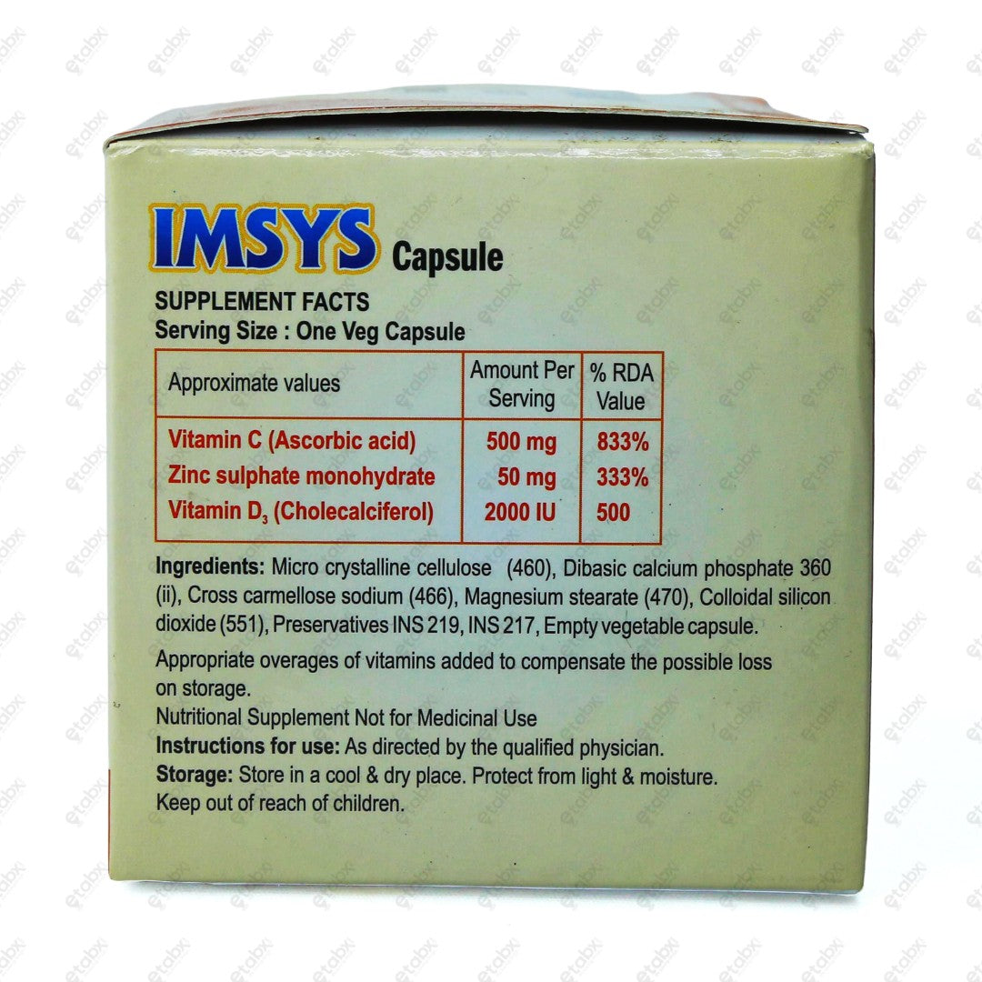 Imsys Capsules 10's
