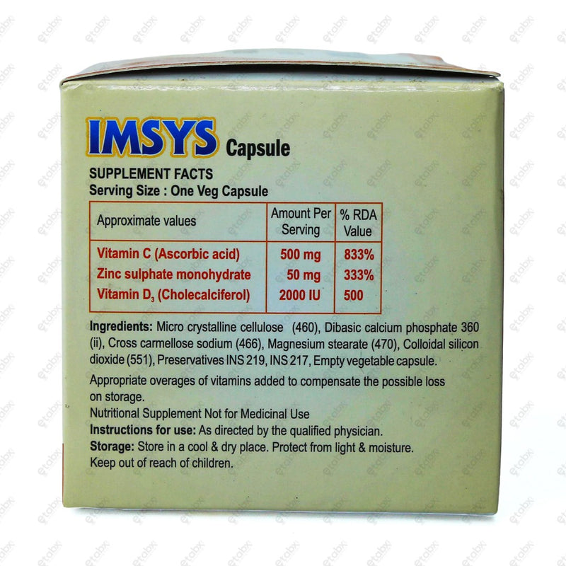 Imsys Capsules 10's