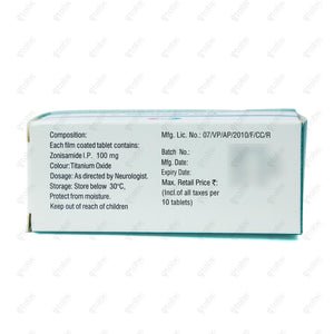 Zonegran 100mg Tablet 10's