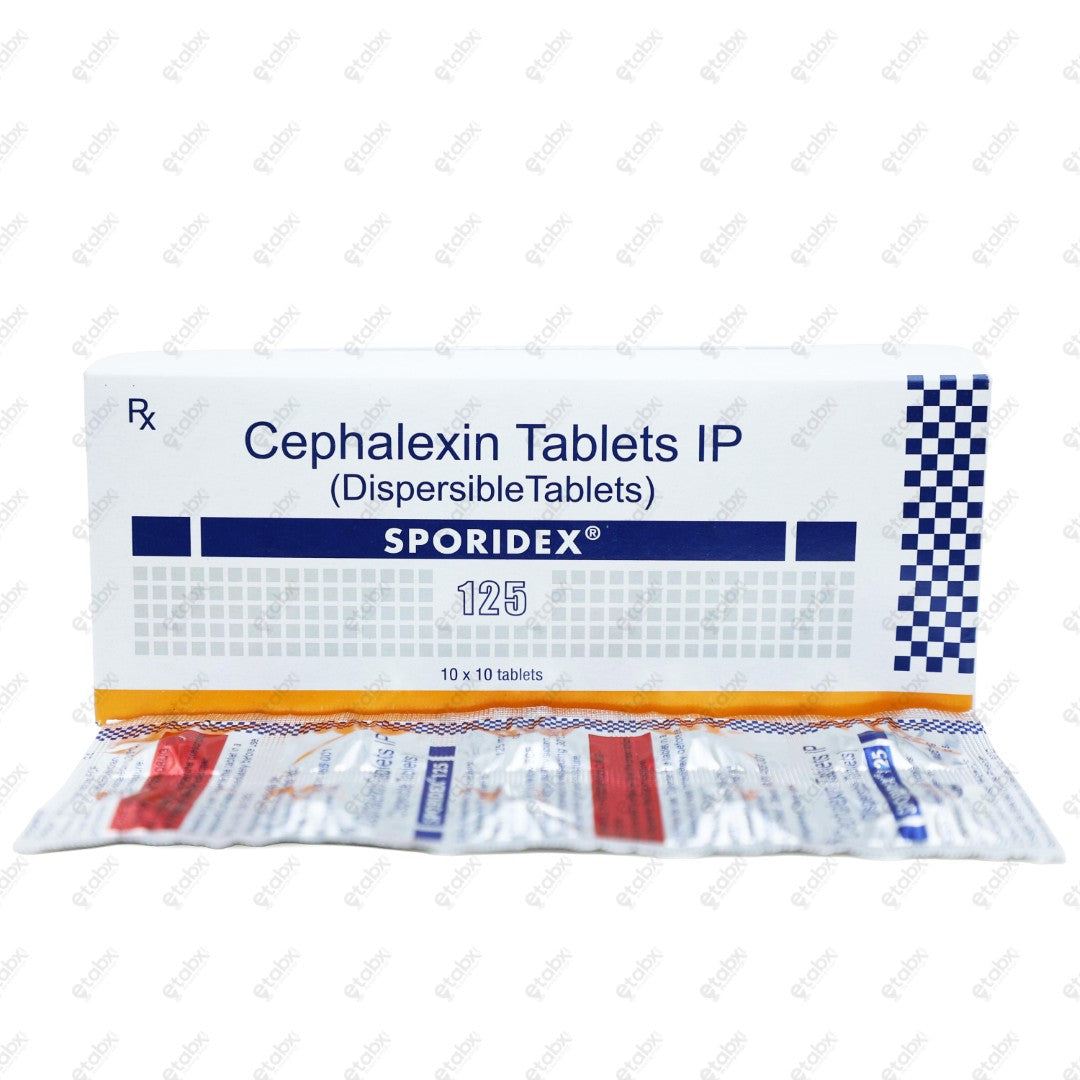 Sporidex 125 Tablet 10's