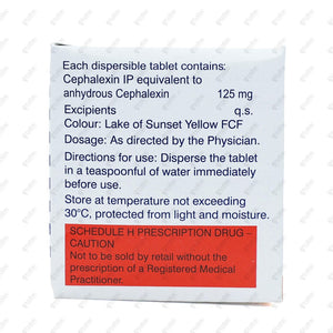 Sporidex 125 Tablet 10's