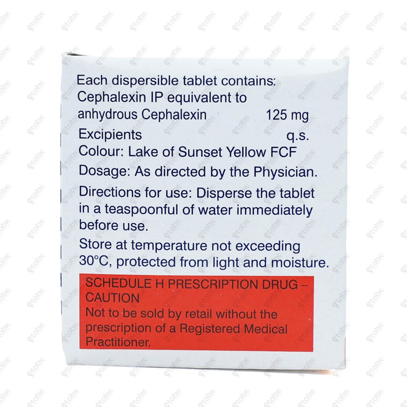 Sporidex 125 Tablet 10's