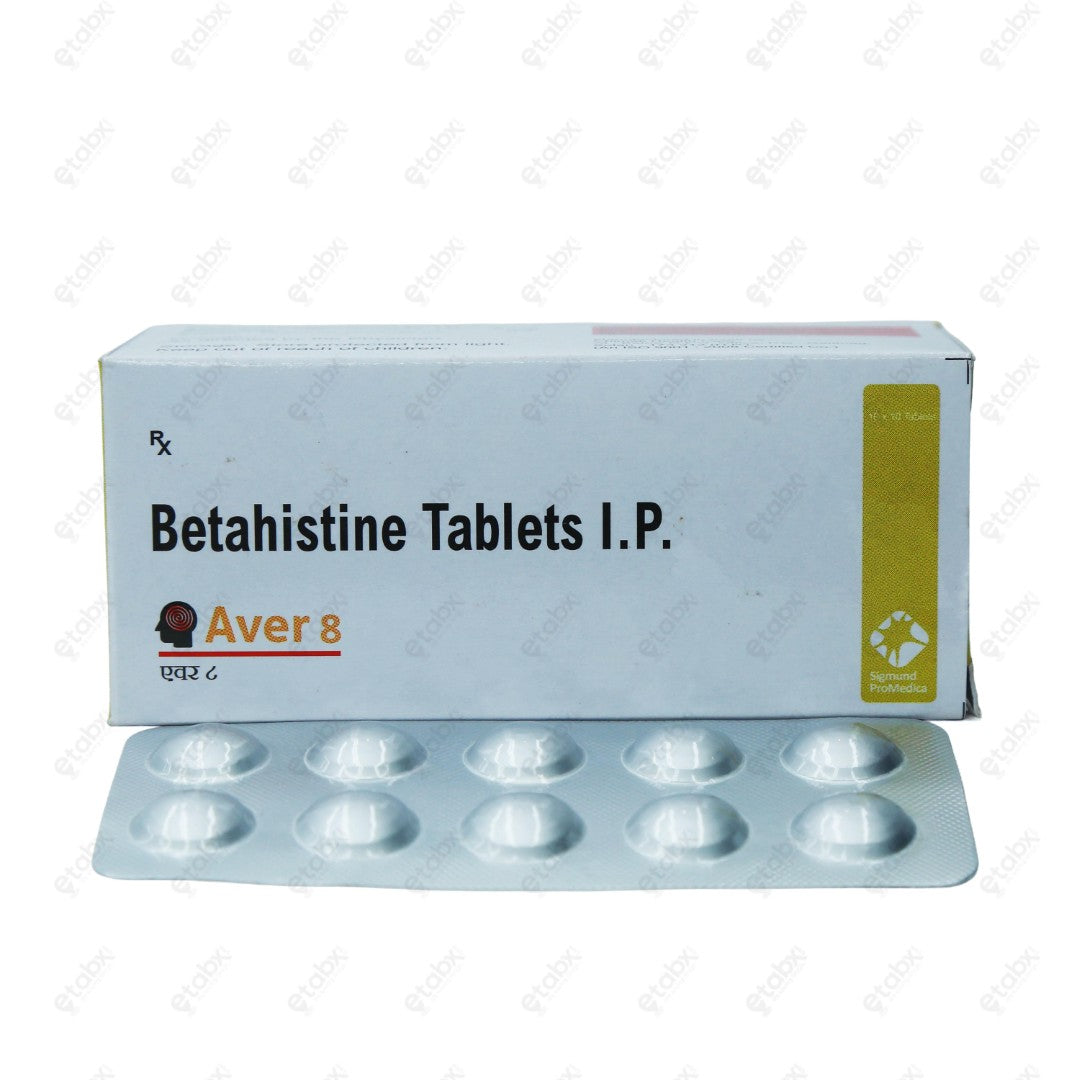 AVER 8mg Tablet 10's