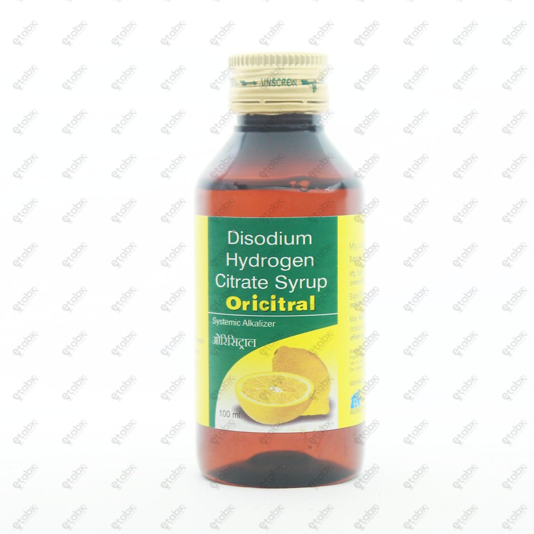 Oricitral Urinary Alkalizer Syrup 100ml