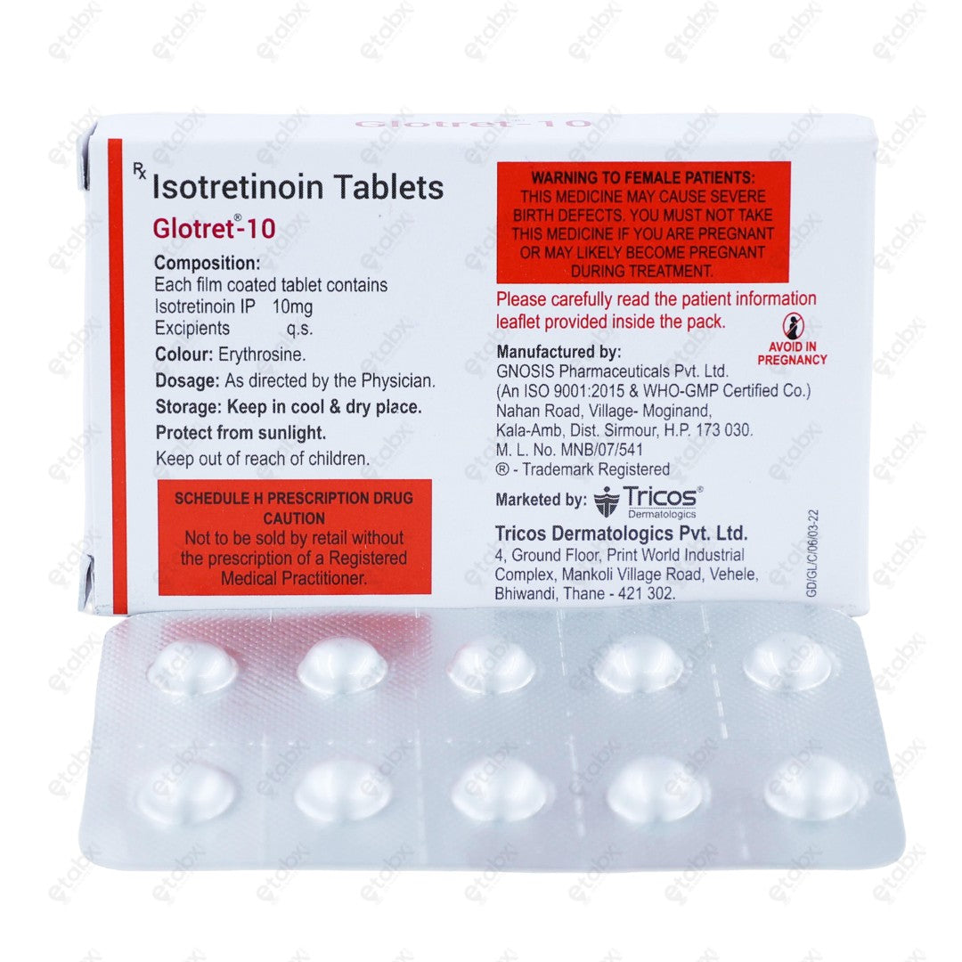 Glotret 10mg Tablets 10's