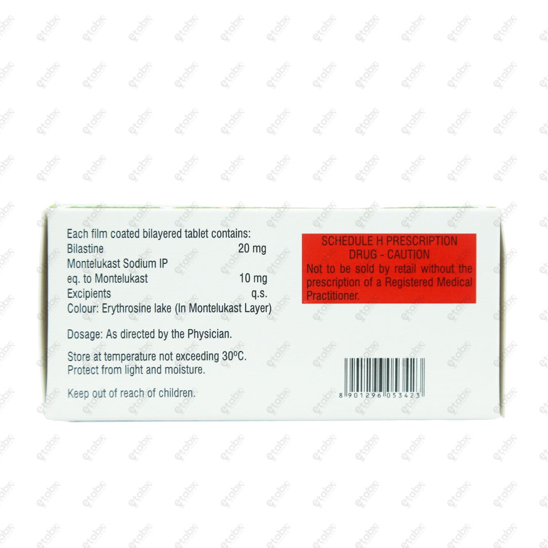 Bilasure M Tablet 10's