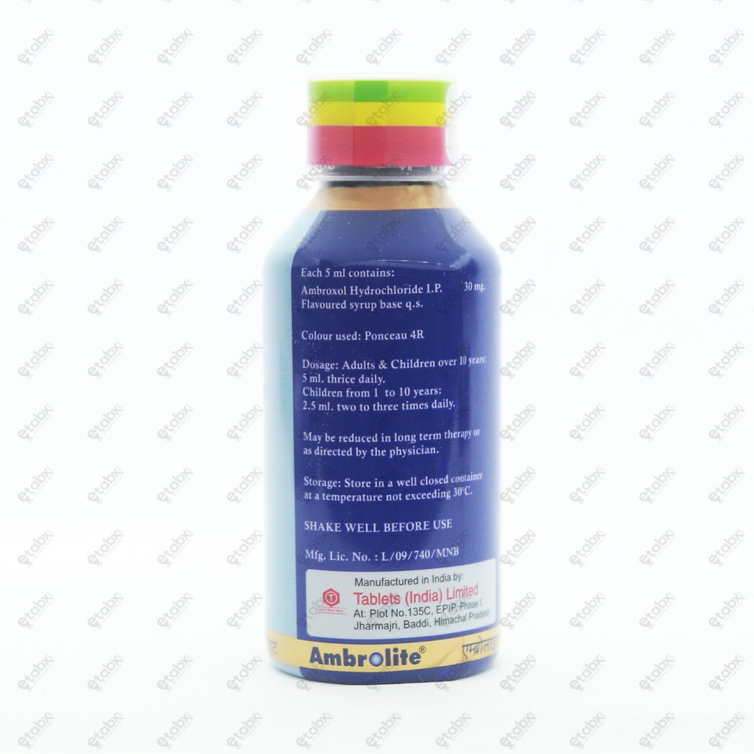AMBROLITE Syrup 100ML