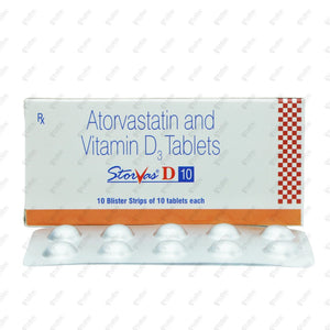 STORVAS D 10 Tablets 10's