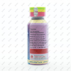Ambrolite Cold Syrup 60ml