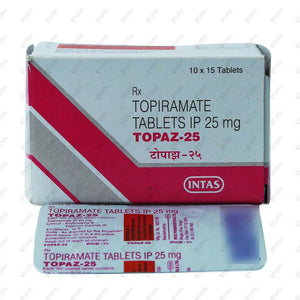 Topaz 25mg Tablets 15's
