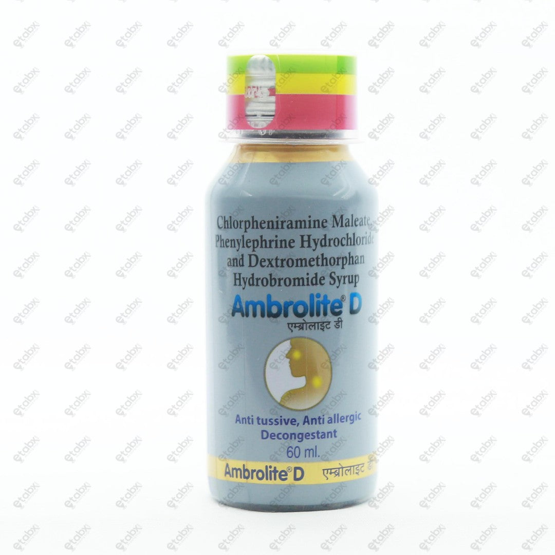 Ambrolite D Syrup 60ml
