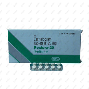 Rexipra 20mg Tablet 10's