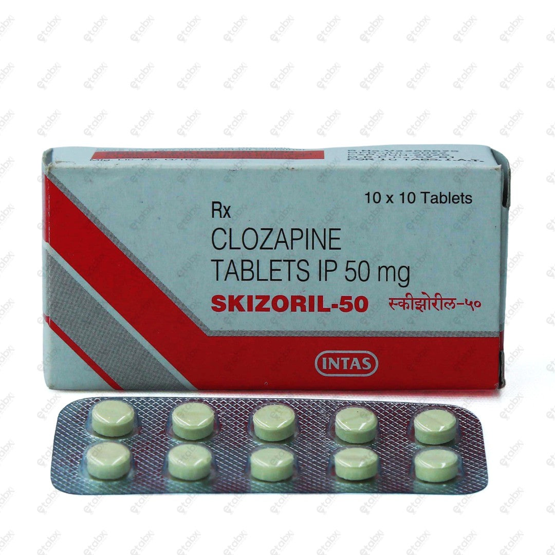 Skizoril 50mg Tablets 10's