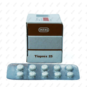 Tiaprex 25mg Tablet 10's